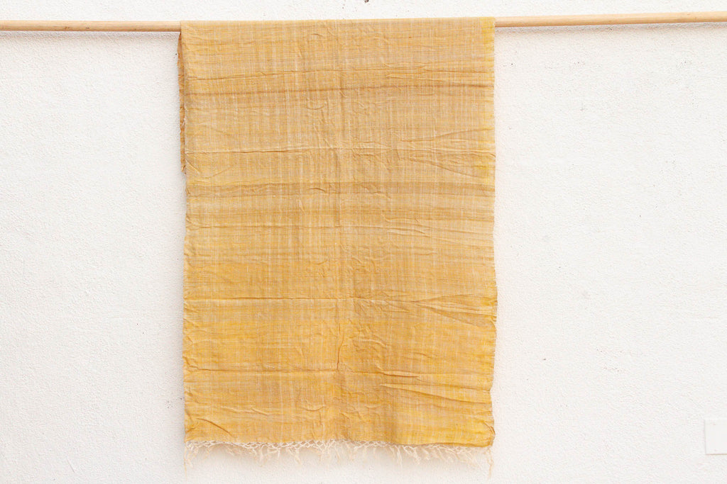 Organic Peace Silk Throw, Summer Yellow (Trade)