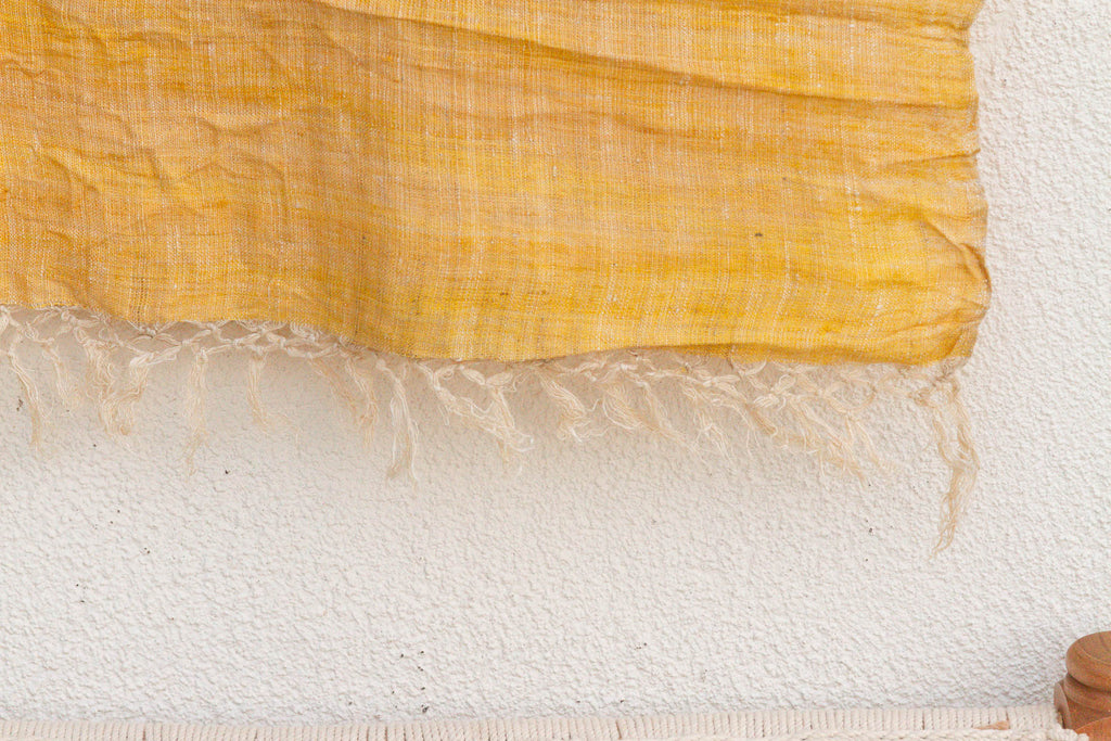 Organic Peace Silk Throw, Summer Yellow (Trade)