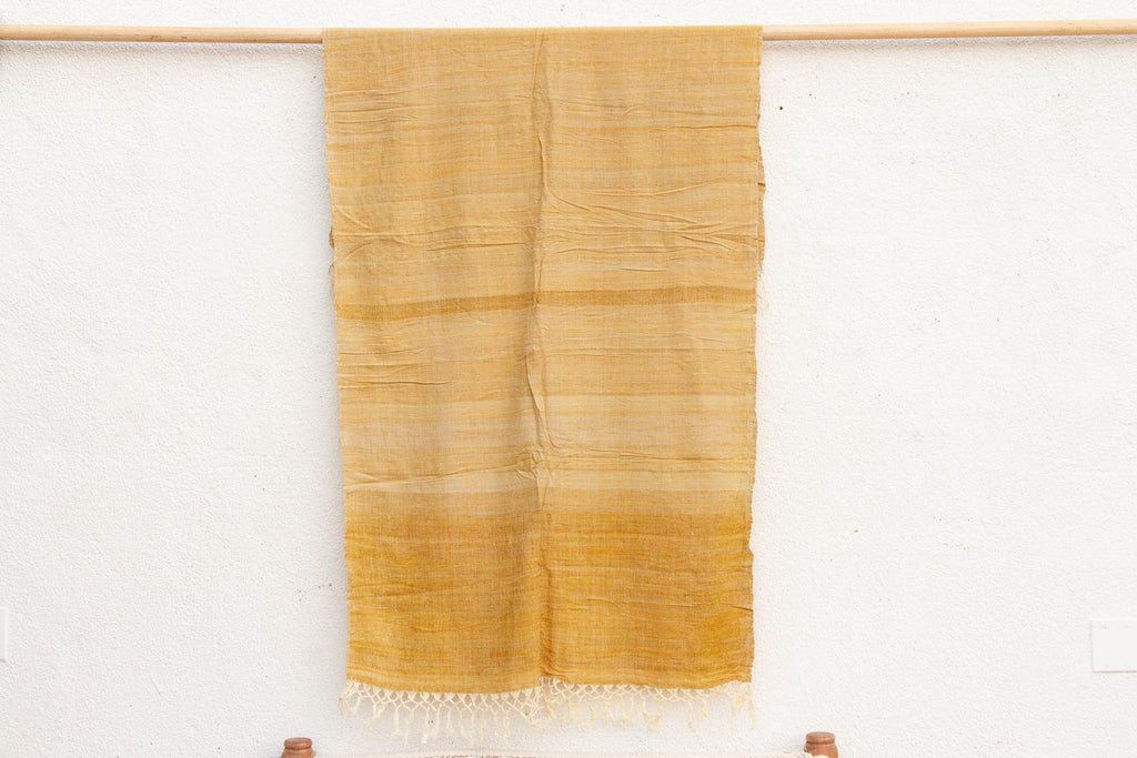 Organic Peace Silk Throw, Golden Blossom (Trade)