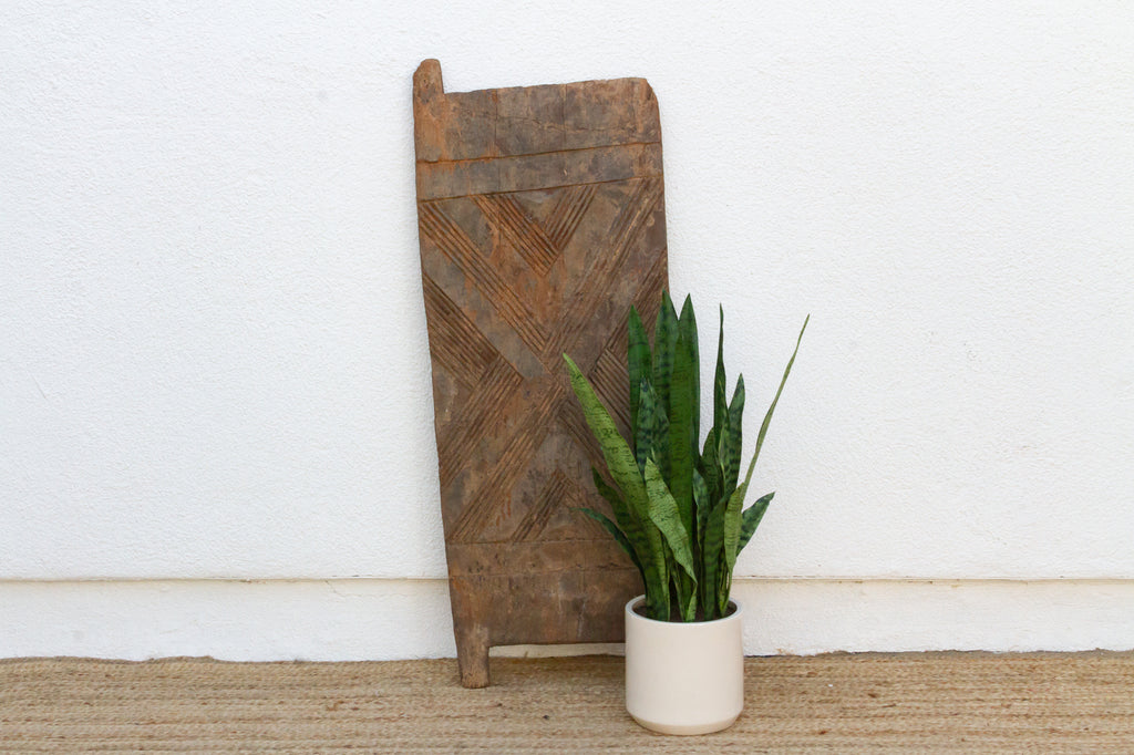 Traditional Uke Carved Wood, African Door