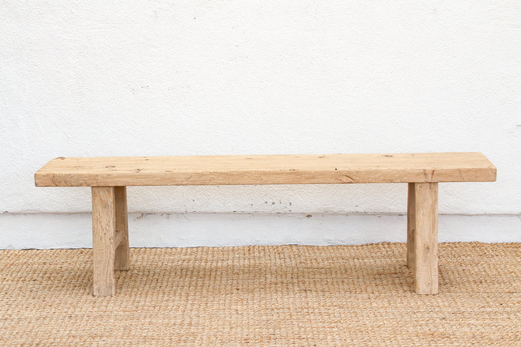 Minimalist Rustic Long Dining Bench