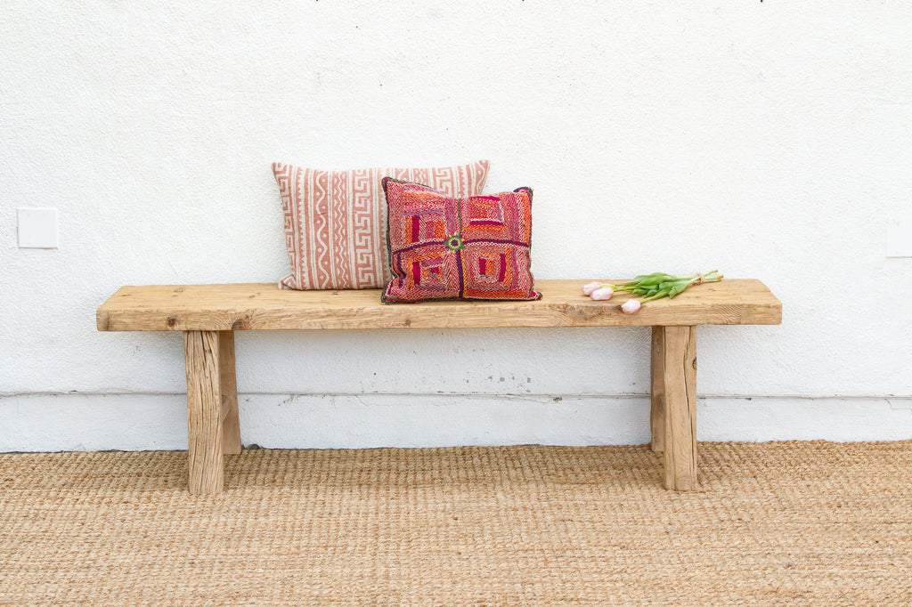 Primitive Bleached Wood Joint Bench (Trade)
