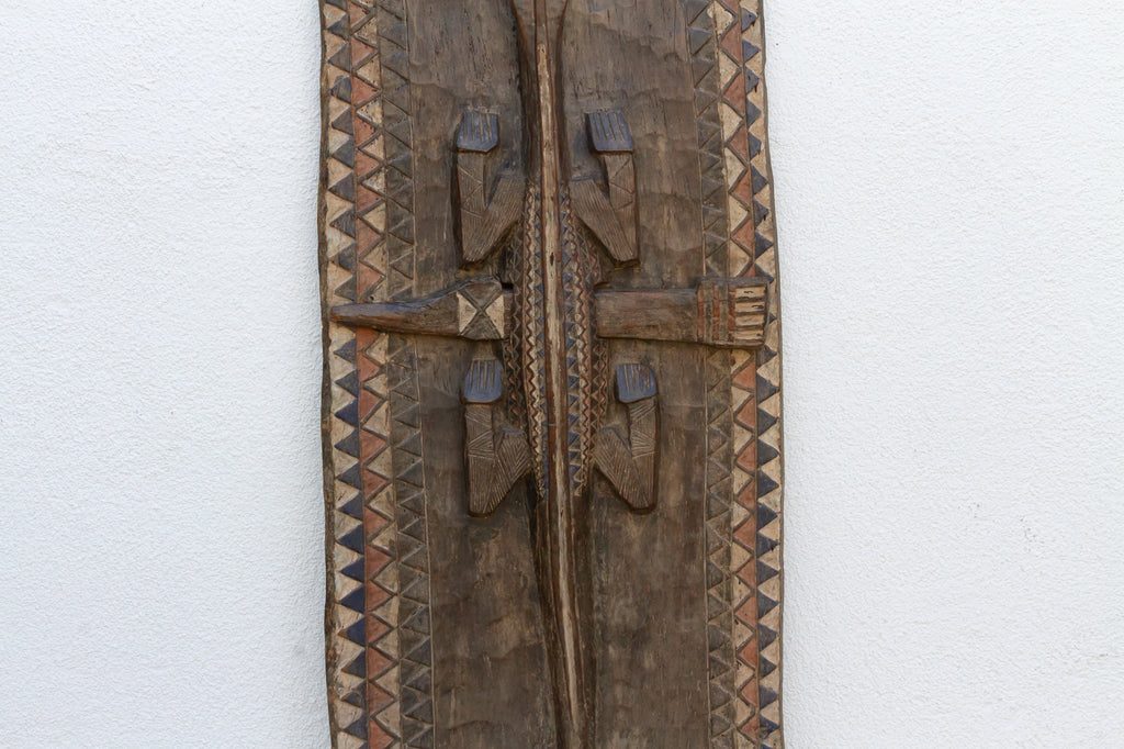 Rare High Relief Sculptural Crocodile Door