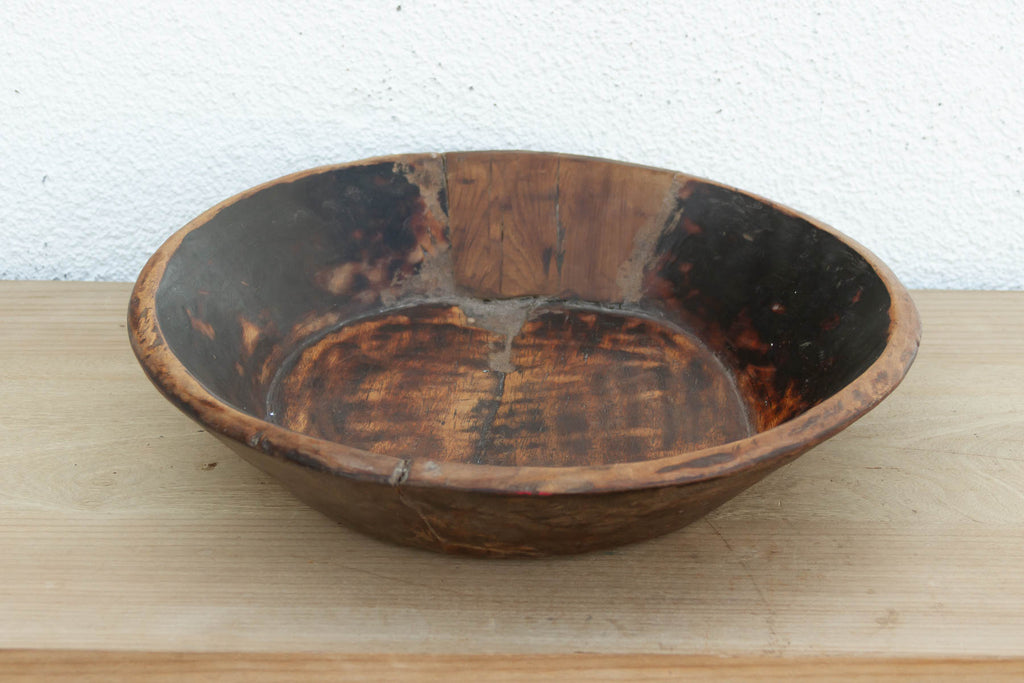 Primitive Hand-carved Kitchen Bowl