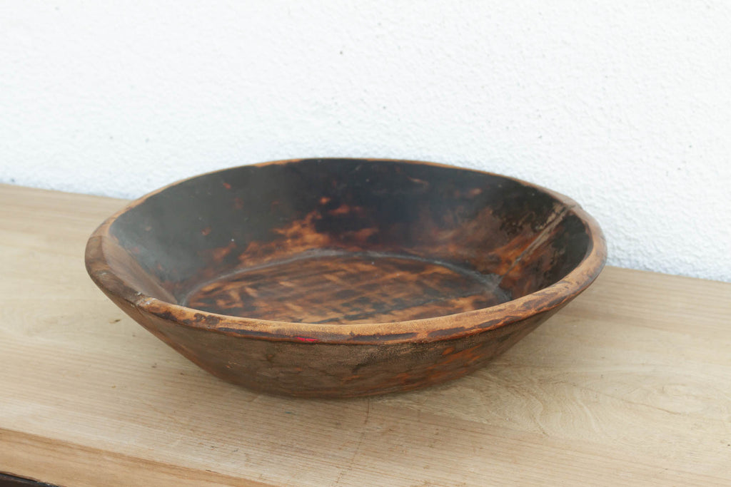 Primitive Hand-carved Kitchen Bowl