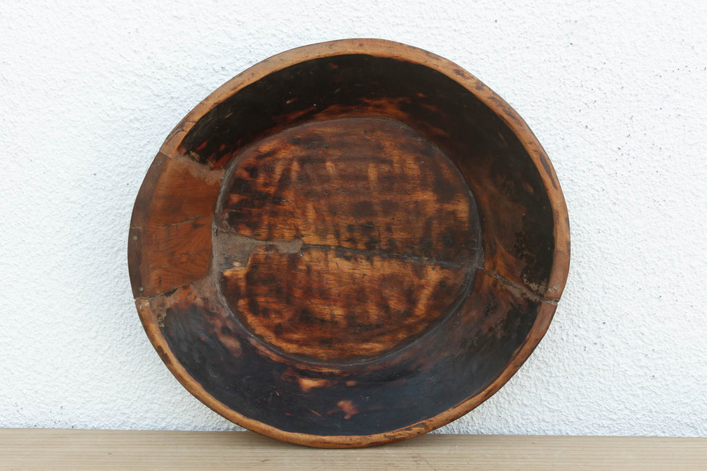 Primitive Hand-carved Kitchen Bowl