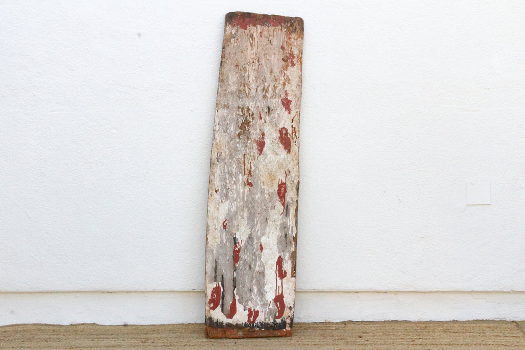 19th Century Chalk White Carved African Panel