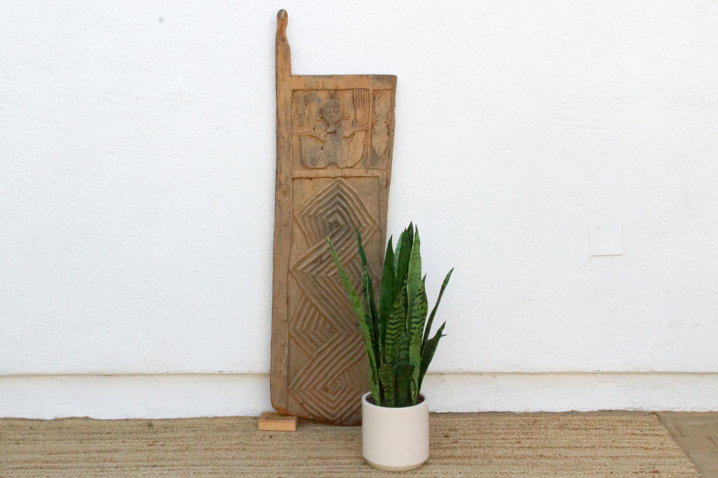 Antique African Sanctuary Carved Door