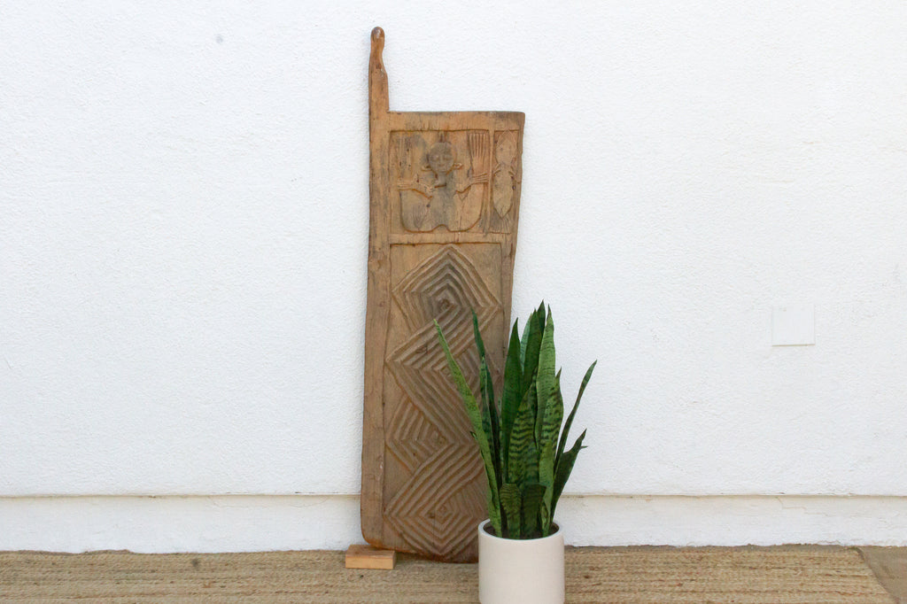 Antique African Sanctuary Carved Door