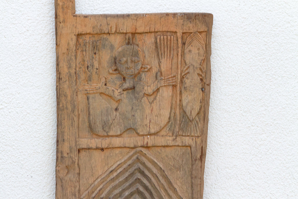 Antique African Sanctuary Carved Door