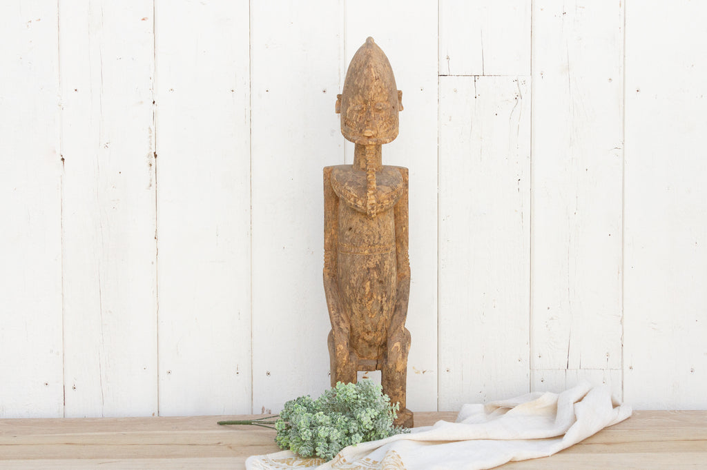 19th Century Primitive Tall African Statue (Trade)