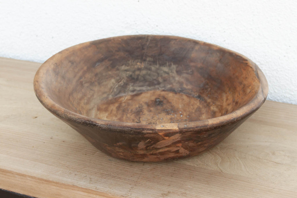 Vintage Light Brown Kitchen Bowl