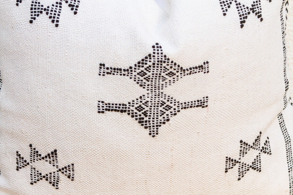 Stacked Stars Cactus Silk Moroccan Pillow