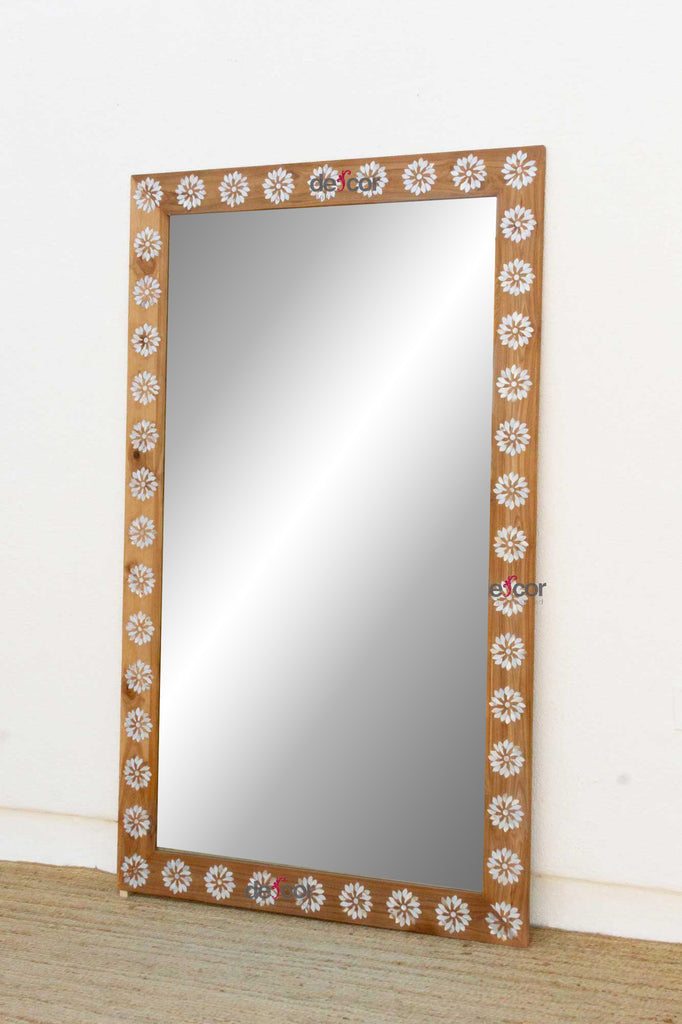 Full Length Mother of Pearl Inlay Floor Mirror