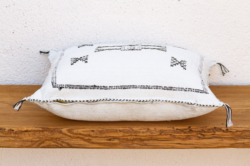 Front Trail Cactus Silk Moroccan Pillow