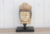 Lovely Antique Marble Buddha on Stand