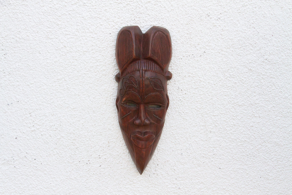 The Pointed Chin, Carved African Mask