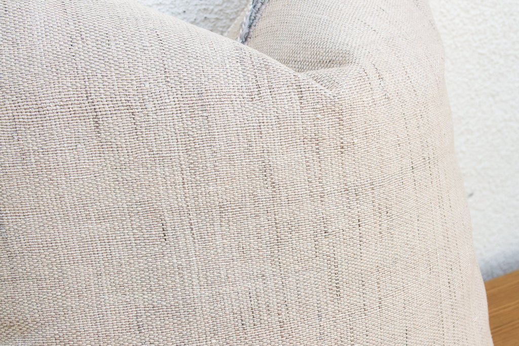Grey Mist Diamond Cactus Silk Moroccan Pillow