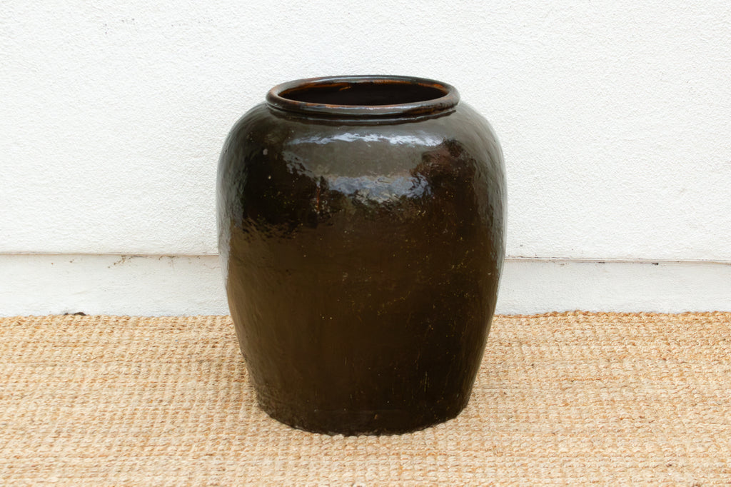 Large Rustic Southeast Asian Martaban Pot