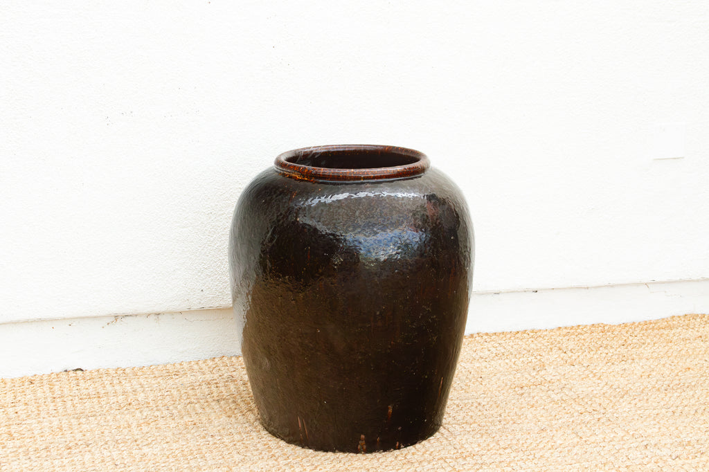 Grand Martaban Storage Pottery Hand Glazed Finish