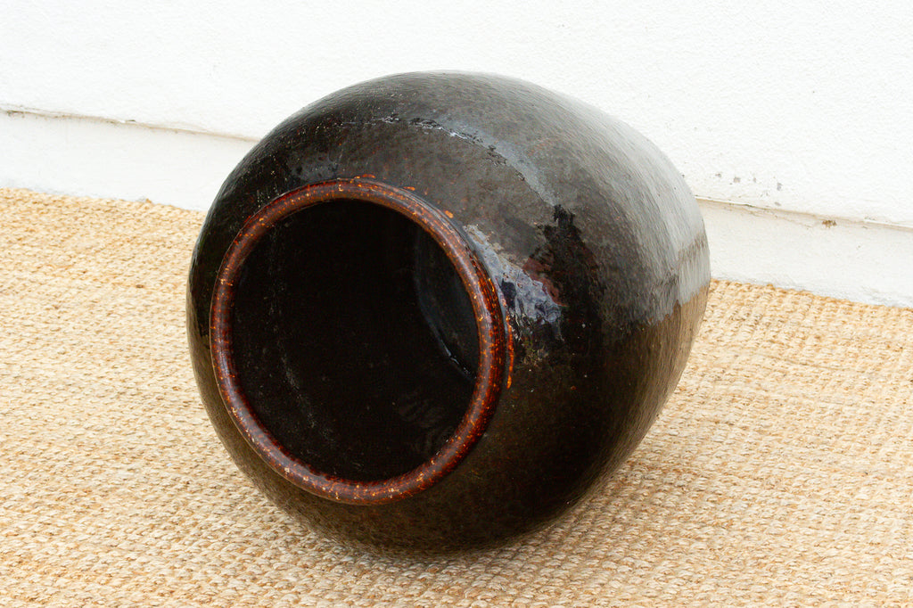 Grand Martaban Storage Pottery Hand Glazed Finish
