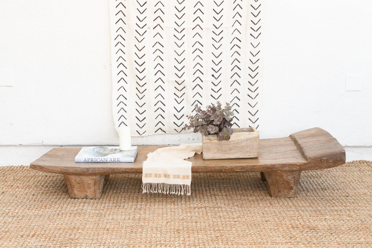 Mande African Senufo Slim Bench | DE-COR– DE-COR | Globally Inspired