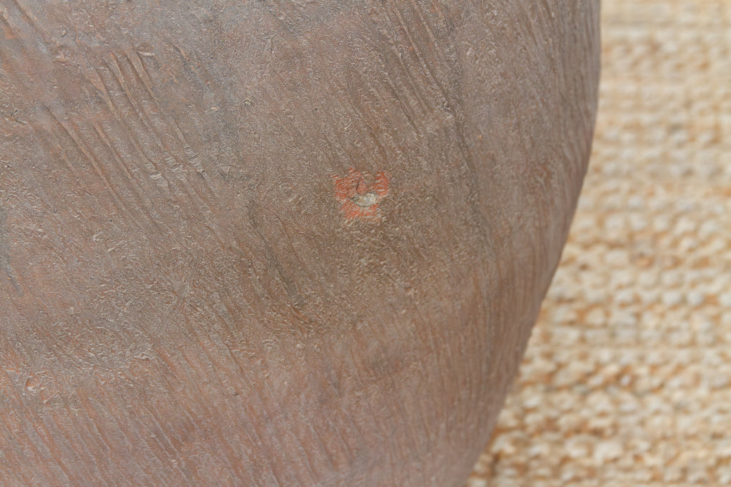Monumental Textured Asian Storage Vessel