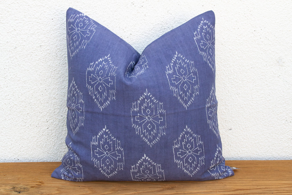 Indigo Jaipur Blockprint Linen Pillow Cover