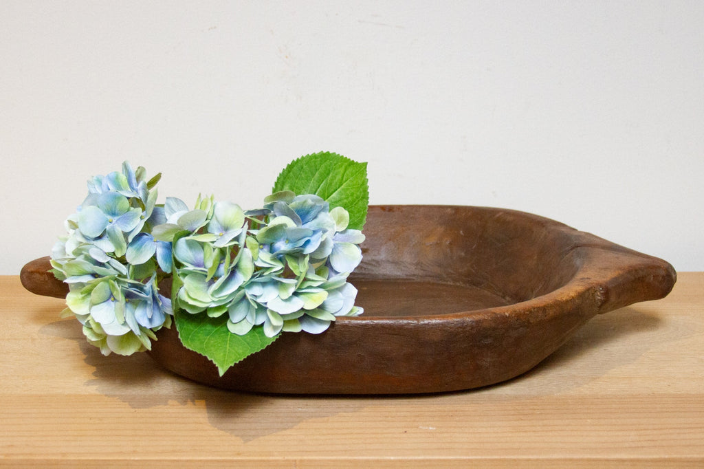 Handcarved Primitive Dough Bowl