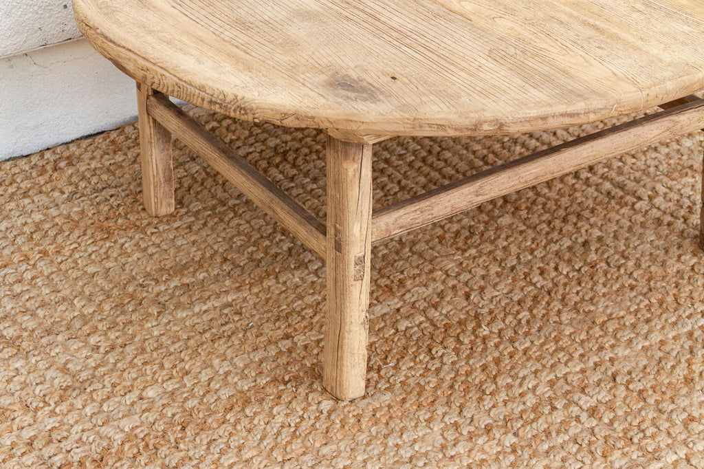 Qing Dynasty Antique Round Coffee Table