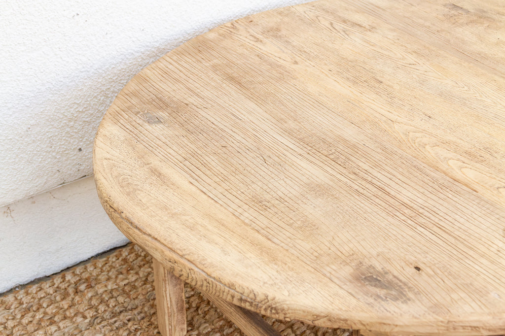 Qing Dynasty Antique Round Coffee Table