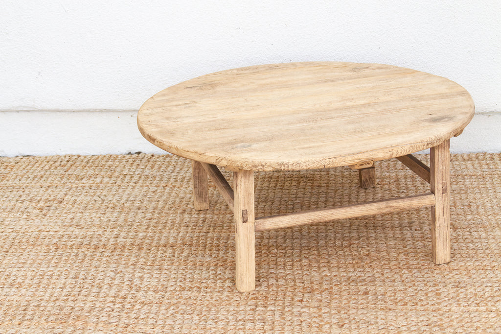 Qing Dynasty Antique Round Coffee Table