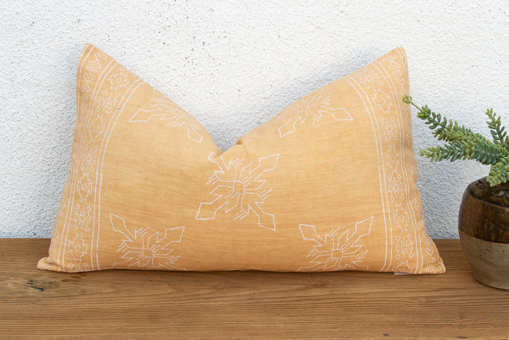 Blockprint Linen Jaipur Lumbar 