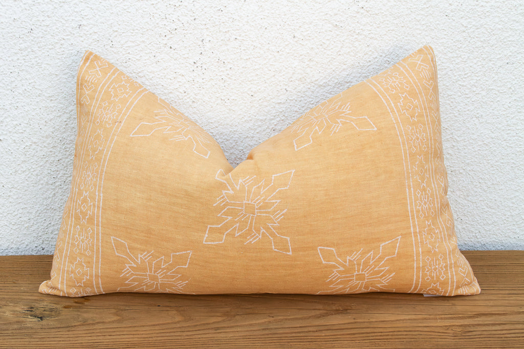 Blockprint Linen Jaipur Lumbar 