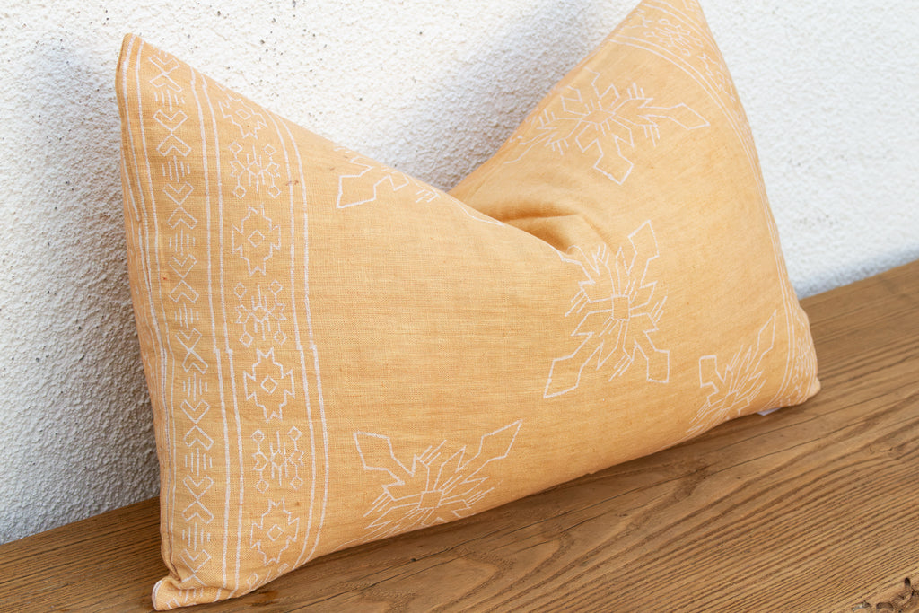 Blockprint Linen Jaipur Lumbar 