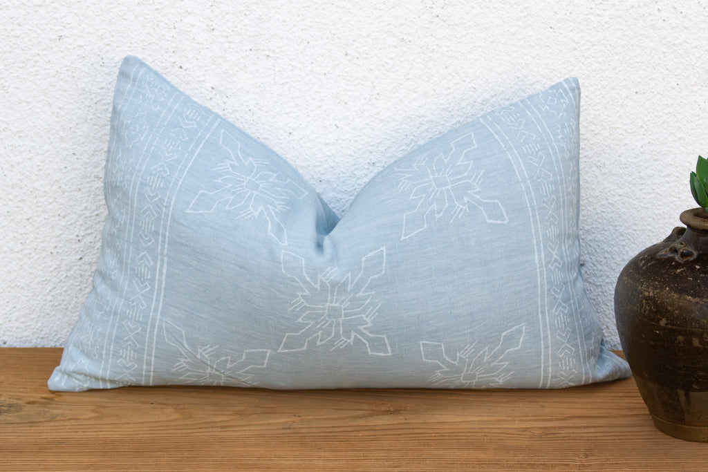 Blockprint Linen Jaipur Lumbar 
