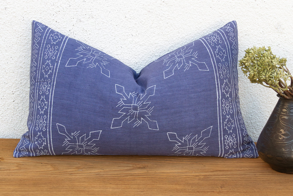 Blockprint Linen Jaipur Lumbar 
