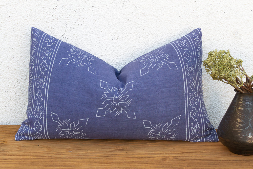 Blockprint Linen Jaipur Lumbar 