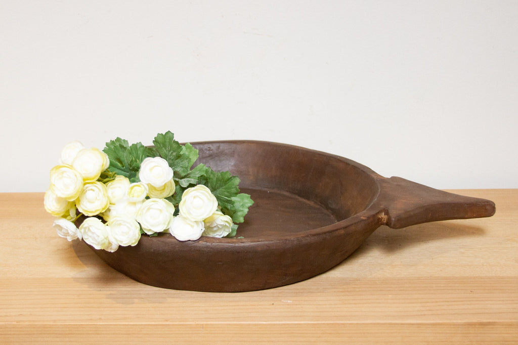 Dark Brown Rustic Bowl