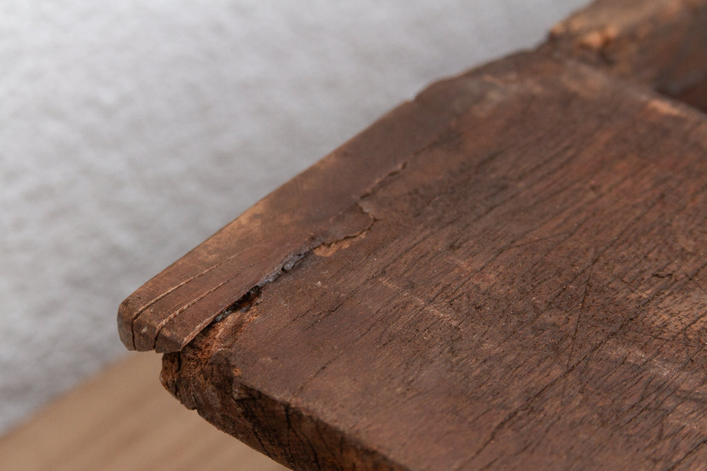 Old Rustic Wood Centerpiece Trough