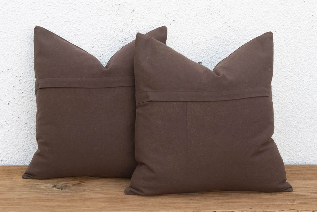 Radiating Floral Suzani Pillow Covers, Pair