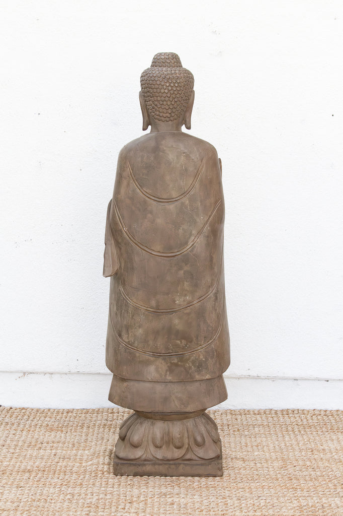 Monumental Stone Buddha w/Peaceful Presence