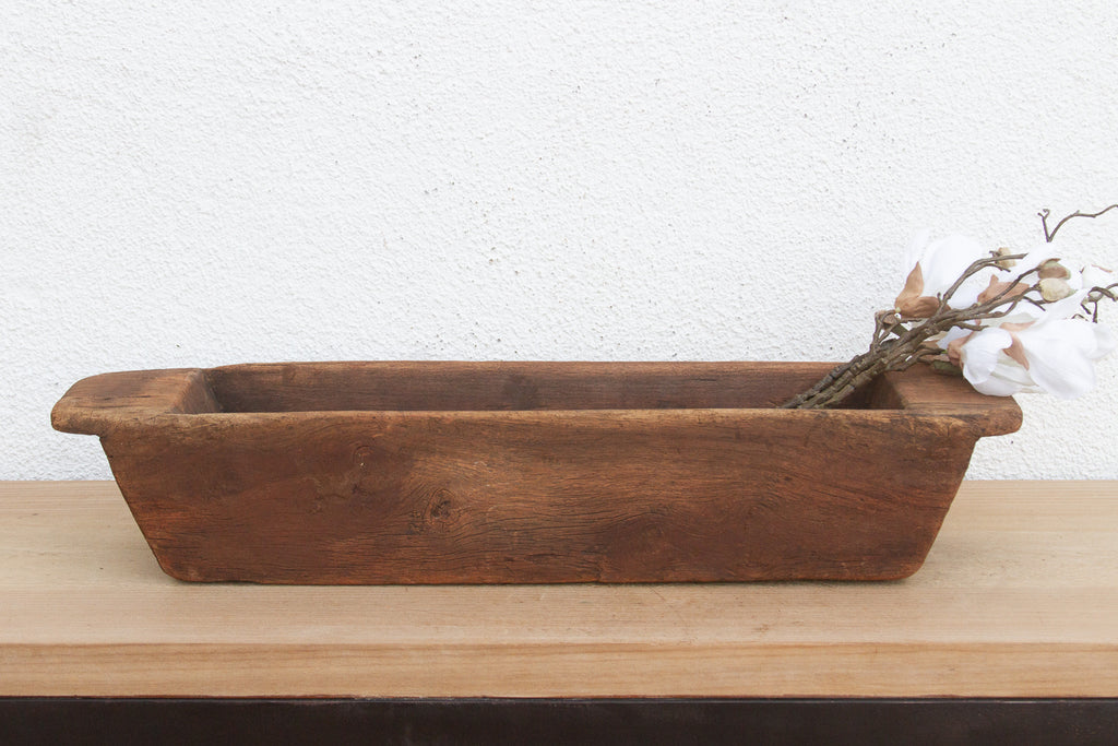 Old Wabi Sabi Wooden Trough