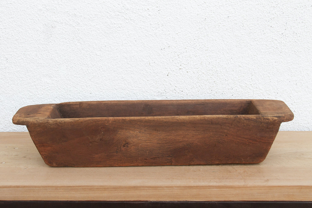 Old Wabi Sabi Wooden Trough