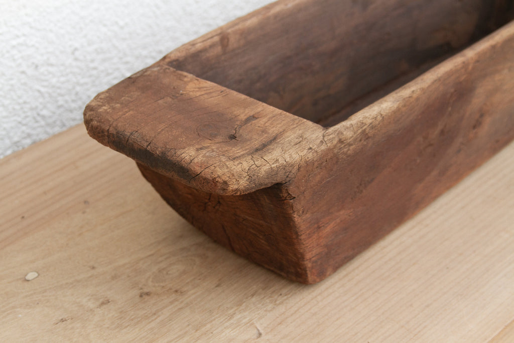 Old Wabi Sabi Wooden Trough