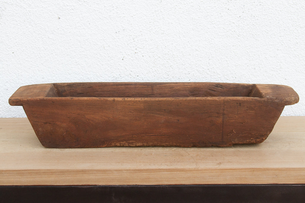 Old Wabi Sabi Wooden Trough