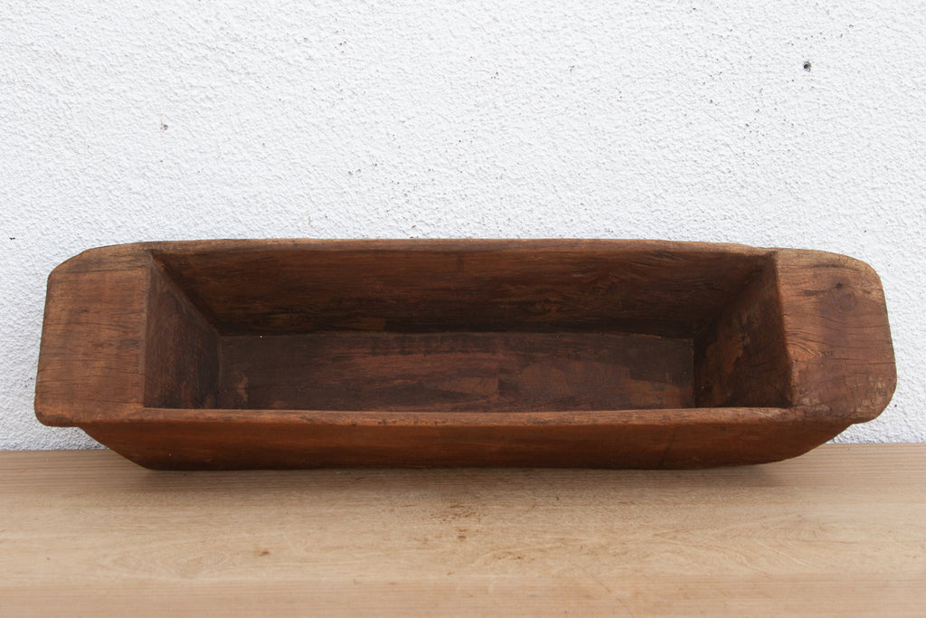 Old Wabi Sabi Wooden Trough