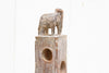 Antique Oxidized Wooden Elephant Finial