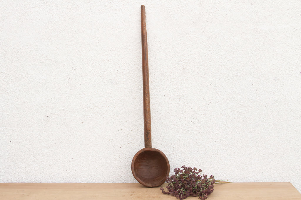 Large Rustic Culinary Wood Spoon