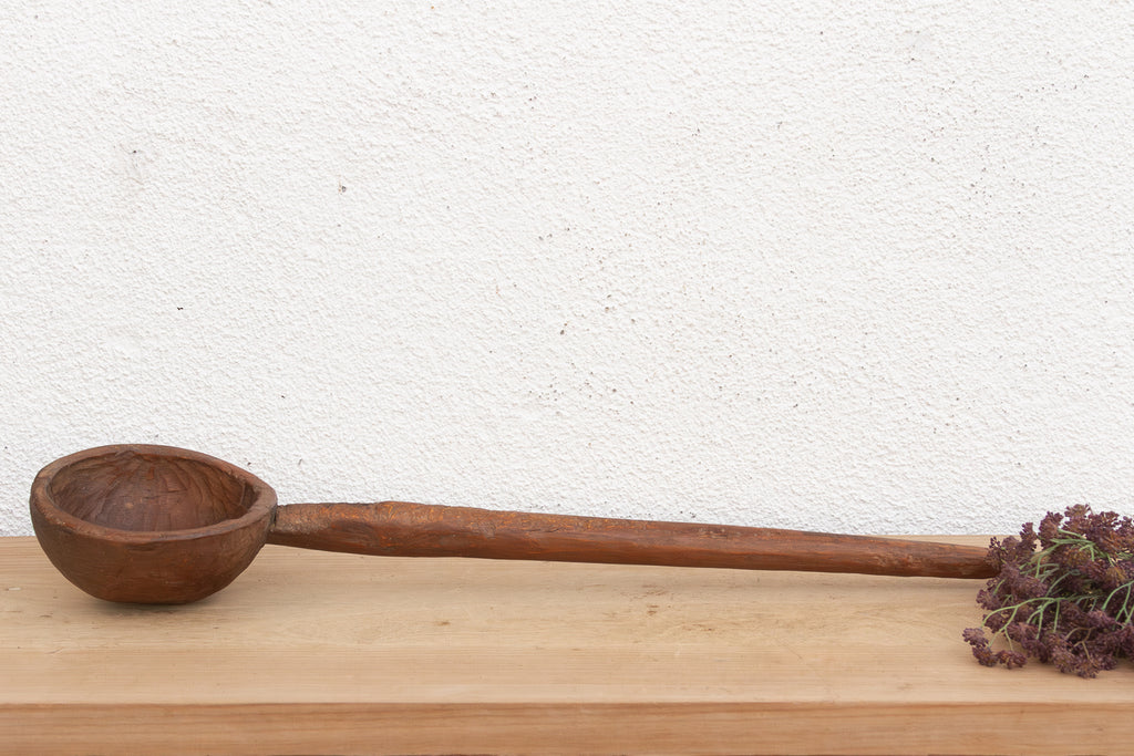 Large Rustic Culinary Wood Spoon